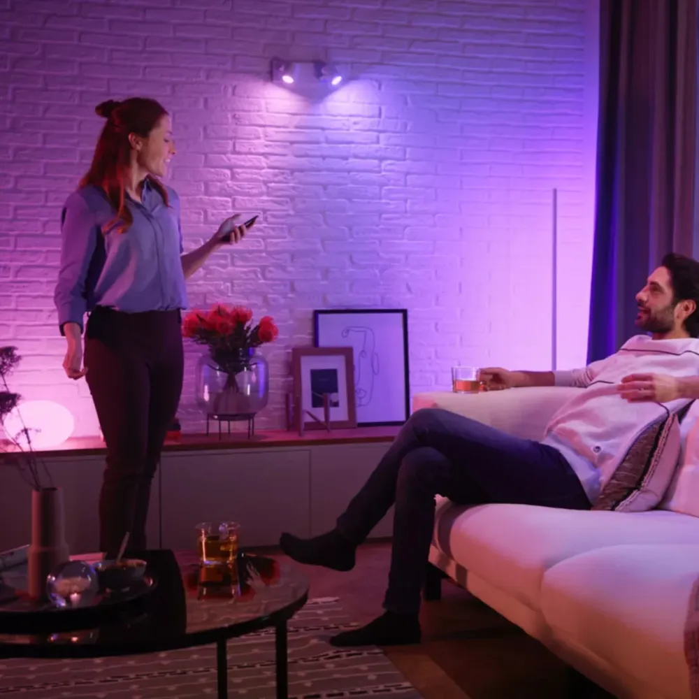 Philips Hue Smart Belysning|Smart Belysning|White and Color Ambiance Smart LED-pære GU10 400 lm 1-pk