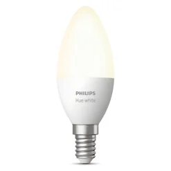Philips Hue Smart Belysning|Smart Belysning|White Smart LED-pære E14 470 lm 1-pk.