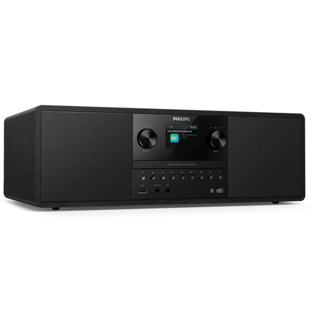 Philips Musikkspiller Og Radio|Kompakt mikrosystem TAM6500 med CD, DAB+ og Bluetooth