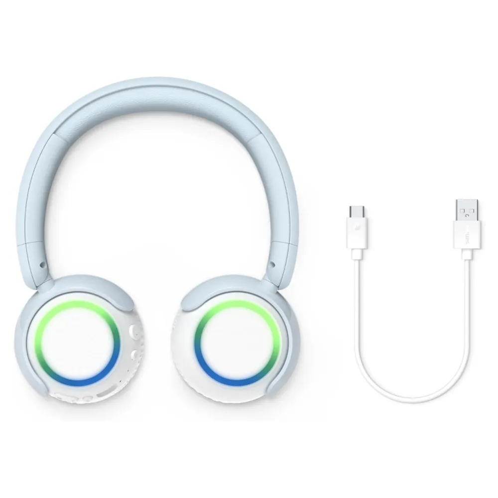 Philips Barn Og Baby|Hodetelefoner Og Hodesett|K4206 trådløse barnehodetelefoner med LED-paneler