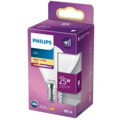 Philips Lyskilder|LED-pære E14 250 lm