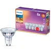 Philips Taklamper|Lyslenker|LED-pære GU10 345 lm 6-pk.