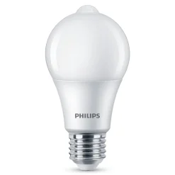 Philips Lyskilder|LED-pære med bevegelsessensor E27 806 lm