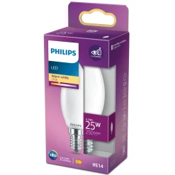 Philips Lyskilder|LED-pære Mignon E14 250 lm
