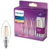 Philips Lyskilder|LED-pære Mignon LED E14 470 lm 3-pk.