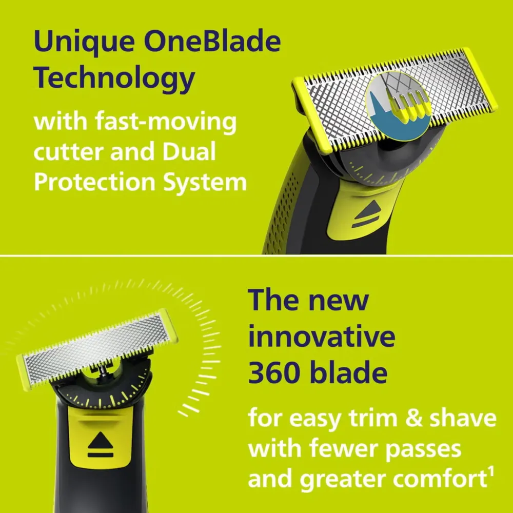 Philips Kropp Og Helse|OneBlade 360 skjeggtrimmer