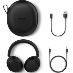 Philips Hodetelefoner Og Hodesett|TAH8000E trådløse over-ear-hodetelefoner Svart