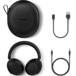 Philips Hodetelefoner Og Hodesett|TAH8000E trådløse over-ear-hodetelefoner Svart