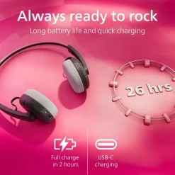 Philips Hodetelefoner Og Hodesett|TAH2000 The Ringo trådløse on-ear-hodetelefoner