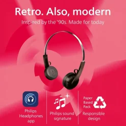 Philips Hodetelefoner Og Hodesett|TAH2000 The Ringo trådløse on-ear-hodetelefoner