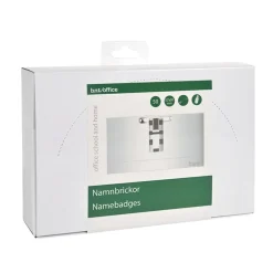Kjell Kalkulator|Makuleringsmaskiner|Plastlomme for navneskilt 50-pk.