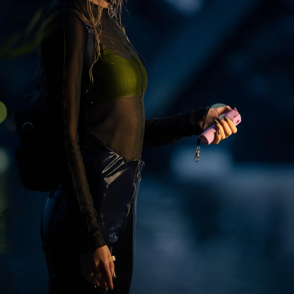 Plegium Reiseeffekter|Overfallsalarm|Smart forsvarsspray med Bluetooth