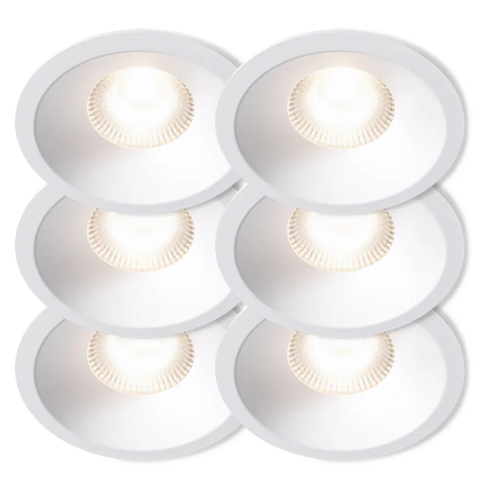 Plejd Smart Belysning|Smart Belysning|Downlight Deep DWN-02 6-pack