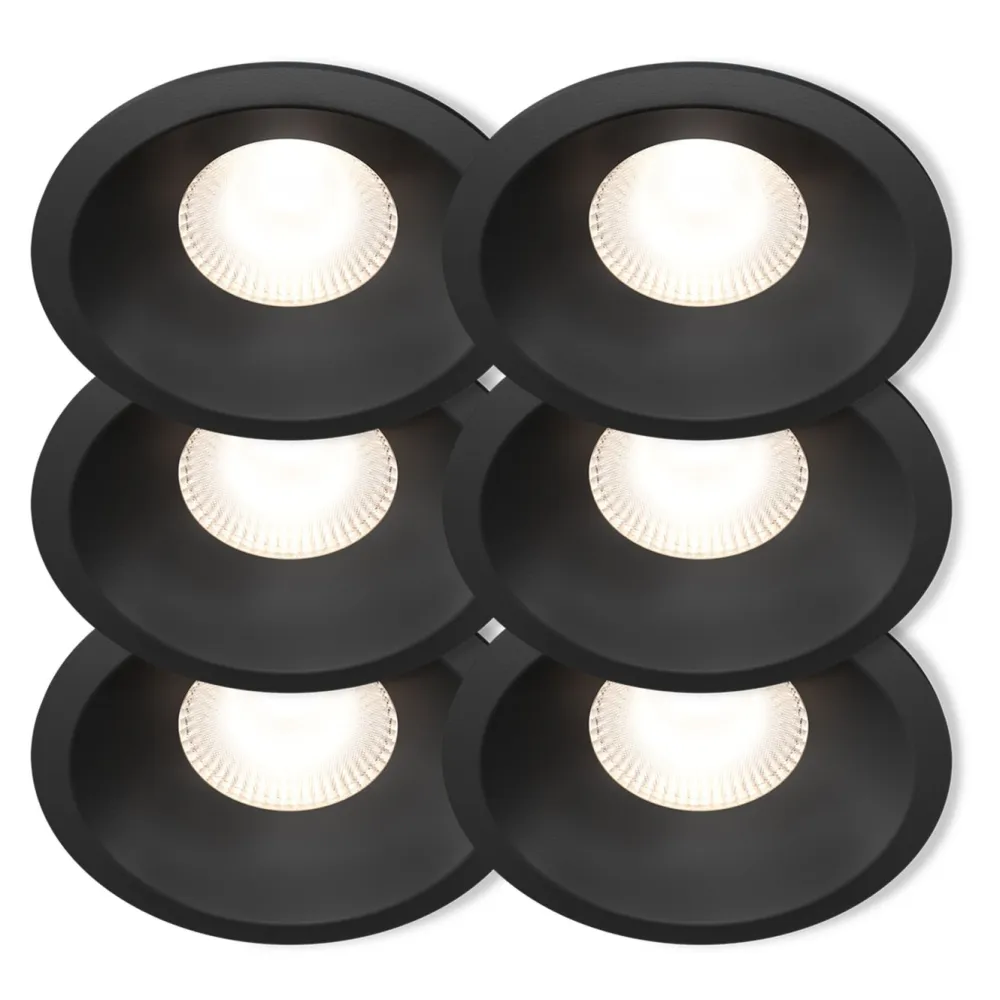 Plejd Smart Belysning|Smart Belysning|Downlight Deep DWN-02 6-pack