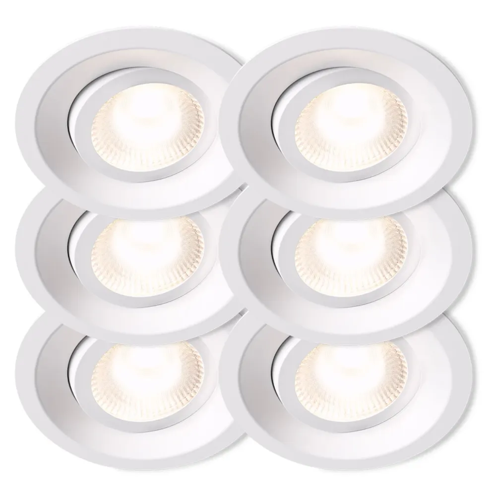 Plejd Smart Belysning|Smart Belysning|Downlight Tilt DWN-01 6-pack
