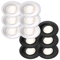 Plejd Smart Belysning|Smart Belysning|Downlight Tilt DWN-01 6-pack