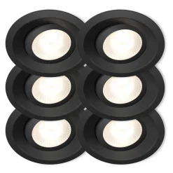 Plejd Smart Belysning|Smart Belysning|Downlight Tilt DWN-01 6-pack