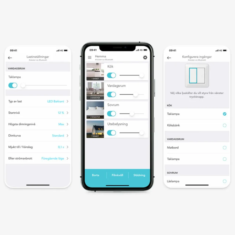 Plejd Fjernstrømbryter|Innfelt Bluetooth-fjernstrømbryter 3500 W