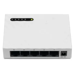 Plexgear Kablet Nettverk|Gigabitswitch CA103 med 5 porter (Gen. 2)