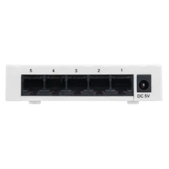 Plexgear Kablet Nettverk|Gigabitswitch CA103 med 5 porter (Gen. 2)