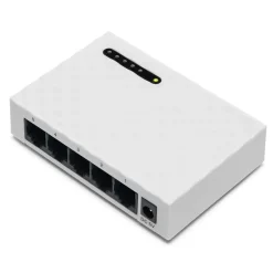 Plexgear Kablet Nettverk|Gigabitswitch CA103 med 5 porter (Gen. 2)