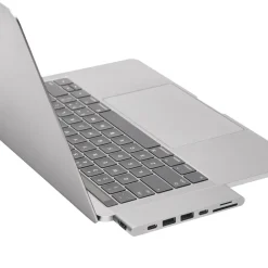Plexgear Kabler Og Adaptere|Usb|Multiadapter for Thunderbolt 3 Space gray