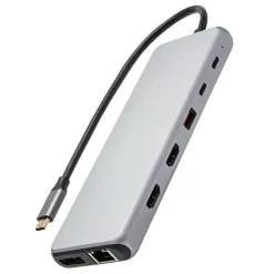 Plexgear Kabler Og Adaptere|Usb|Multiadapter for USB-C med 13 tilkoblinger
