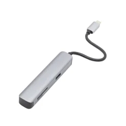 Plexgear Kabler Og Adaptere|Usb|Multiadapter for USB-C med 5 tilkoblinger