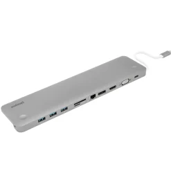 Plexgear Kabler Og Adaptere|Usb|Multiadapter for USB-C med 11 tilkoblinger