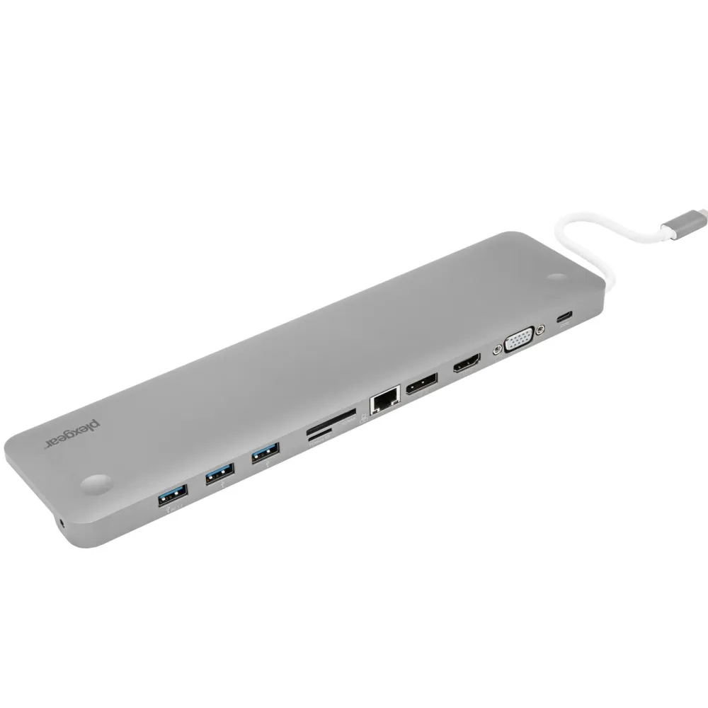 Plexgear Kabler Og Adaptere|Usb|Multiadapter for USB-C med 11 tilkoblinger