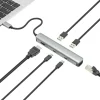 Plexgear Kabler Og Adaptere|Usb|Multiadapter for USB-C med 6 porter