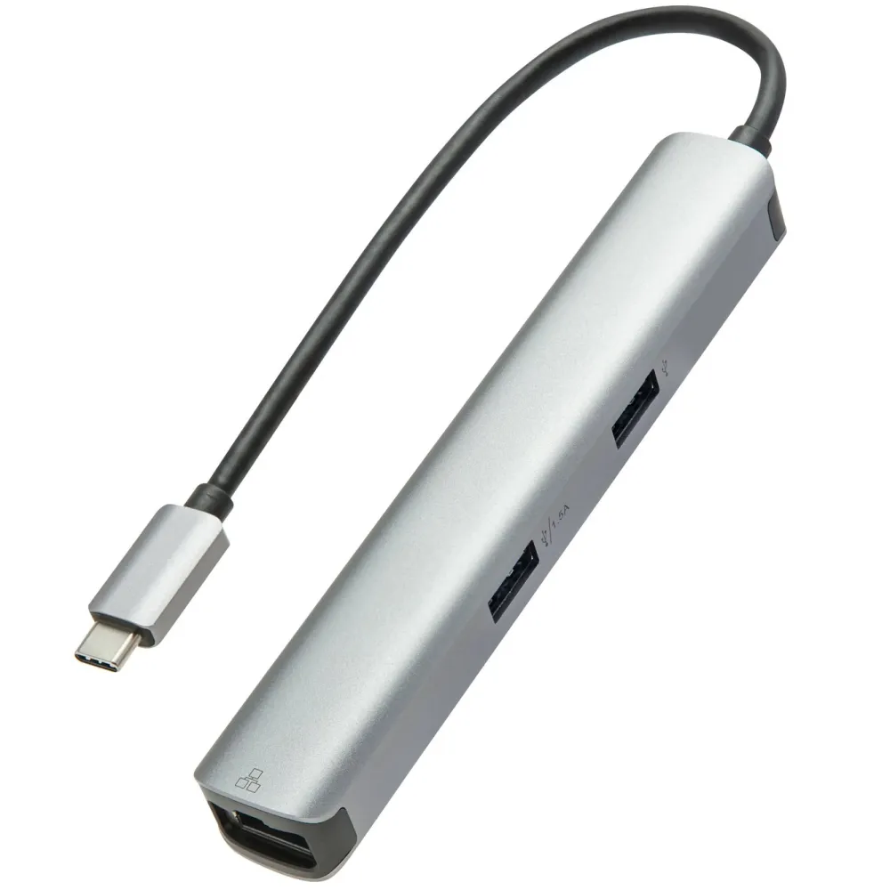 Plexgear Kabler Og Adaptere|Usb|Multiadapter for USB-C med 6 porter
