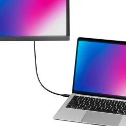 Plexgear Kabler Og Adaptere|Kabler Og Adaptere|Thunderbolt 4 USB-C-kabel 70 cm Svart