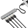 Plexgear Kabler Og Adaptere|Usb|USB-A-hub CB222 med USB-A-tilkobling 4-veis