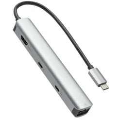 Plexgear Kabler Og Adaptere|Usb|USB-C-multiadapter CB1024 - 6 porter