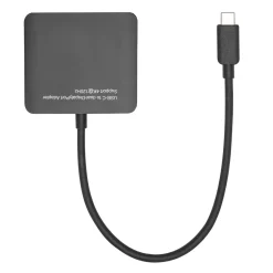 Plexgear Kabler Og Adaptere|Kabler Til Datamaskin|USB-C- til 2x DisplayPort-adapter