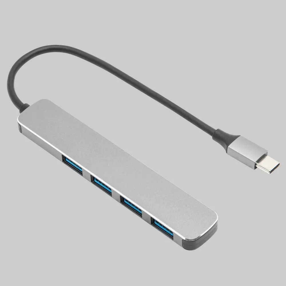 Plexgear Kabler Og Adaptere|Usb|USB-C til 4x USB-A-adapter CB223