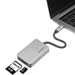 Plexgear Datatilbehør|Ergonomi|USB-C UHS II Minnekortleser