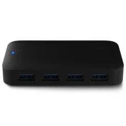 Plexgear Lagring|Tegnebrett|USB 5 Gb/s-hub med strømforsyning, 4-veis