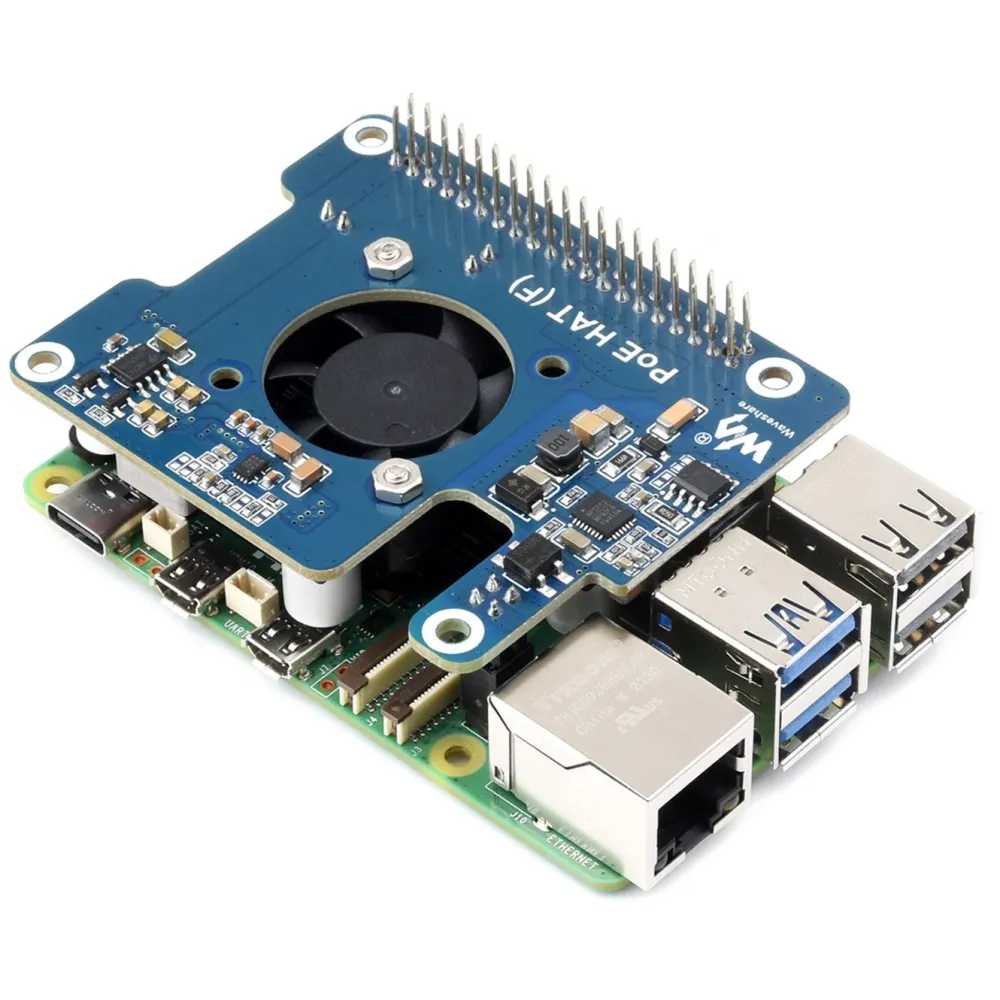 Kjell Raspberry Pi|PoE+ Hat for Raspberry Pi 5
