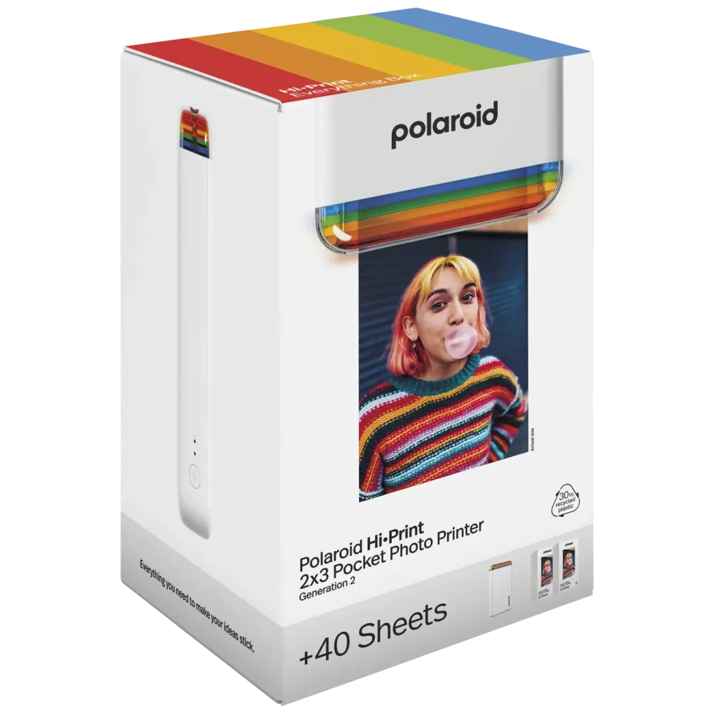 Polaroid Kalkulator|Makuleringsmaskiner|Hi-Print Gen 2 Kit Portabel fotoskriver