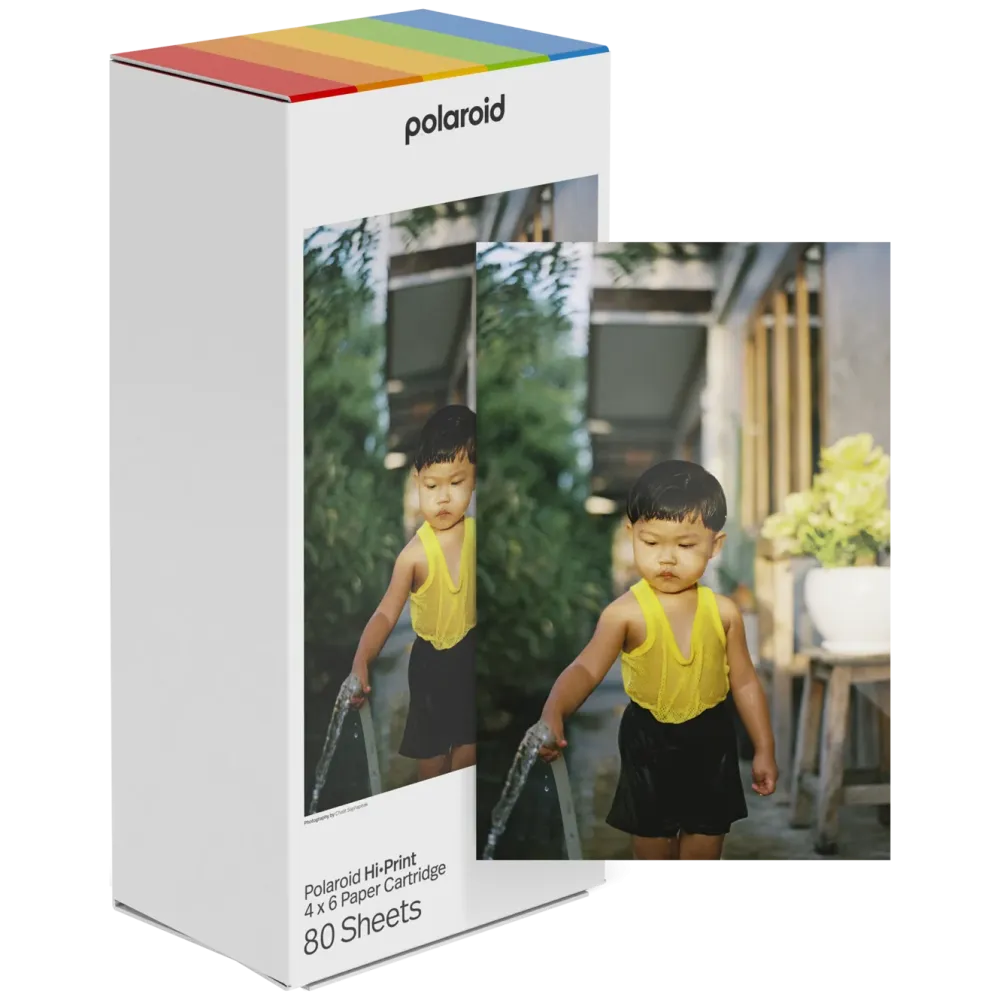 Polaroid Skrivere Og Tilbehør|Hi-Print Papir 4x6 80-pk.
