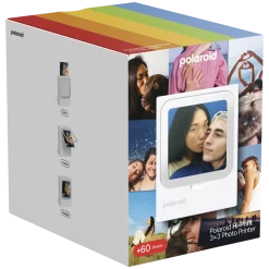 Polaroid Skrivere Og Tilbehør|Hi-Print 3×3 Photo Printer – bærbar fotoskriver + 60 ark
