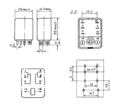Kjell Elektronikk|Svakstrøm|Relé 230 V 2-polet (250 V / 10 A) 10 A / 250 V