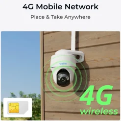 Reolink Alarmsystemer|Skimmingsbeskyttelse|Go Series G430 - Utendørs 4G LTE Kamera 2K