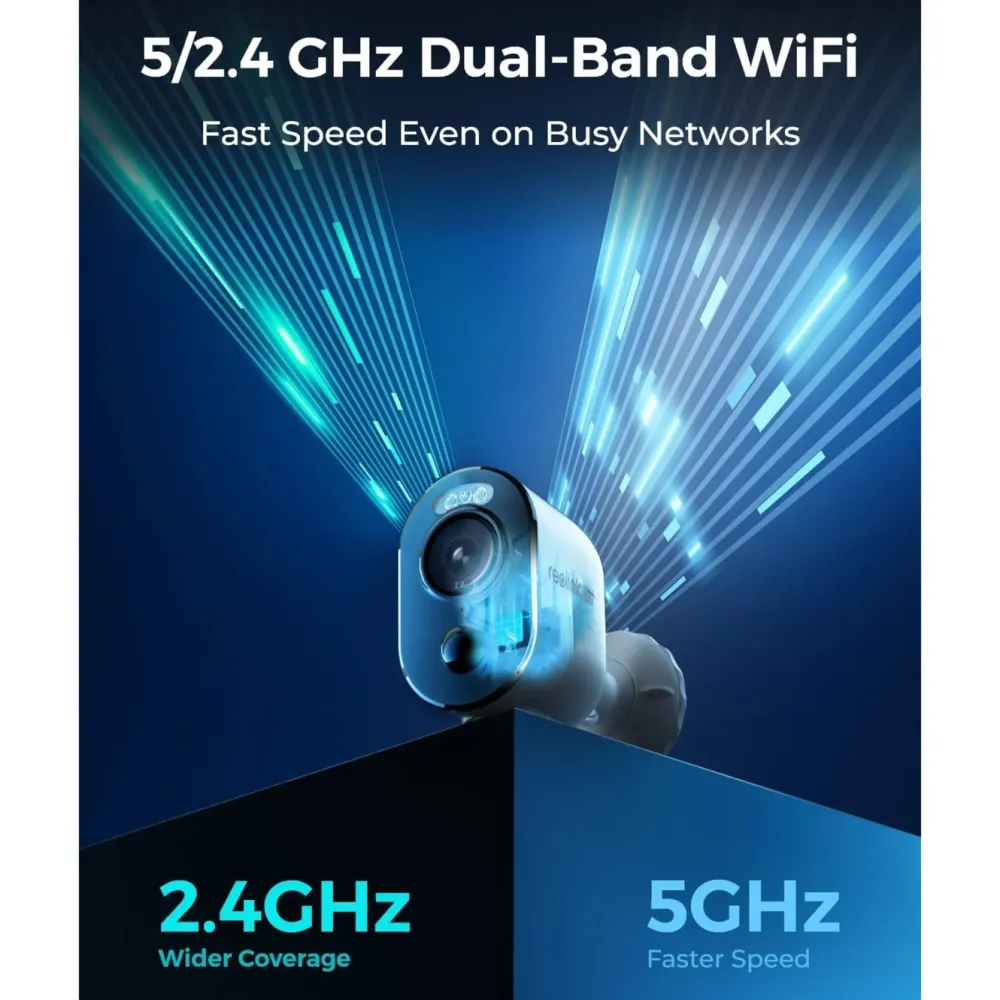 Reolink Kameraovervåking|Home Hub med 2x Argus 3 Ultra 4K-kamera