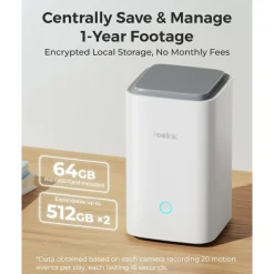 Reolink Kameraovervåking|Home Hub med 2x Argus 3 Ultra 4K-kamera