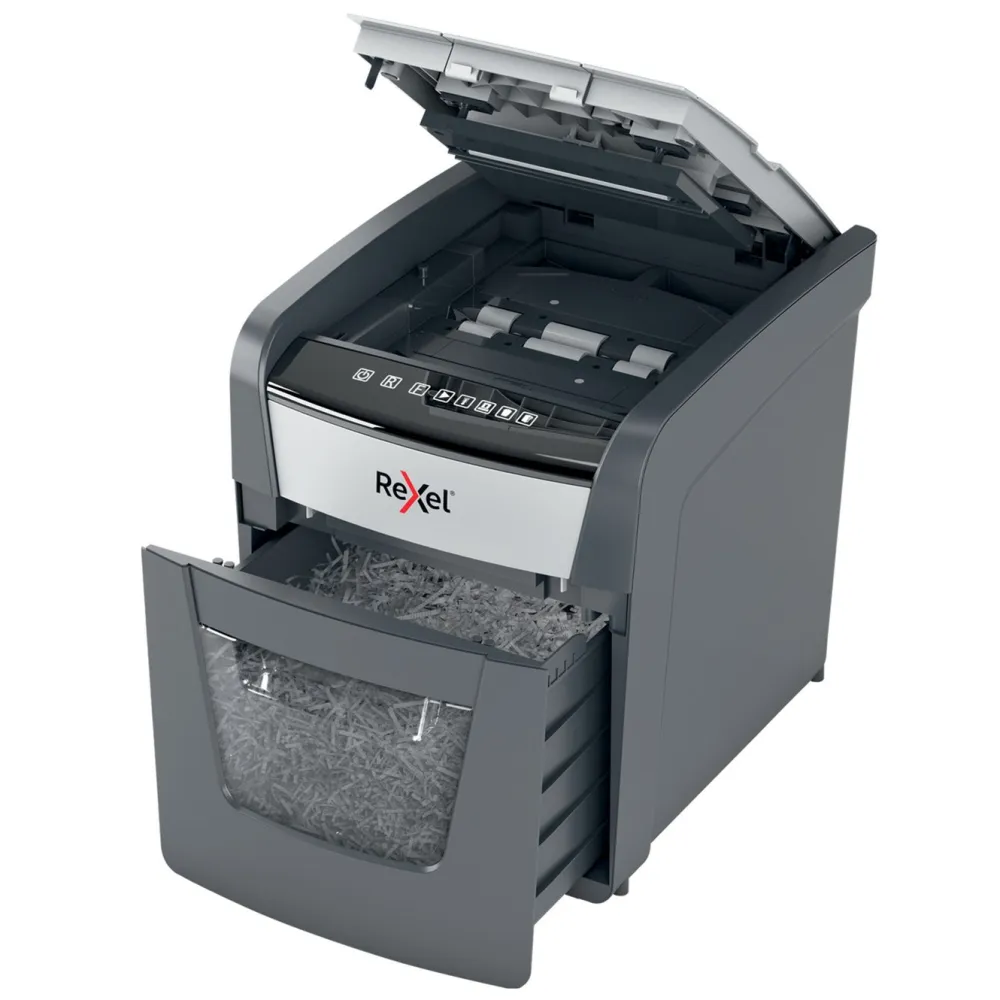 Rexel Makuleringsmaskiner|Optimum AutoFeed+ 50X Makuleringsmaskin Cross-cut A4