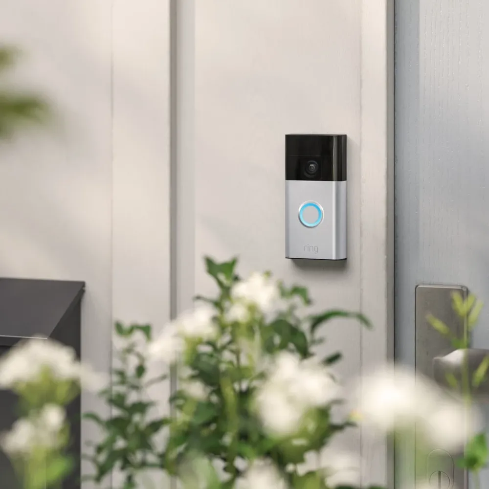 Ring Smart Dørklokke|Smart Dørklokke|Battery Video Doorbell med Chime Gen.2