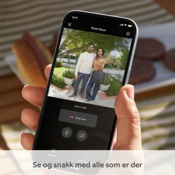 Ring Smart Dørklokke|Smart Dørklokke|Battery Video Doorbell med Chime Gen.2